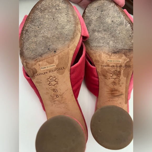 Loeffler Randall pink velvet knotted sandal - Picture 7 of 7